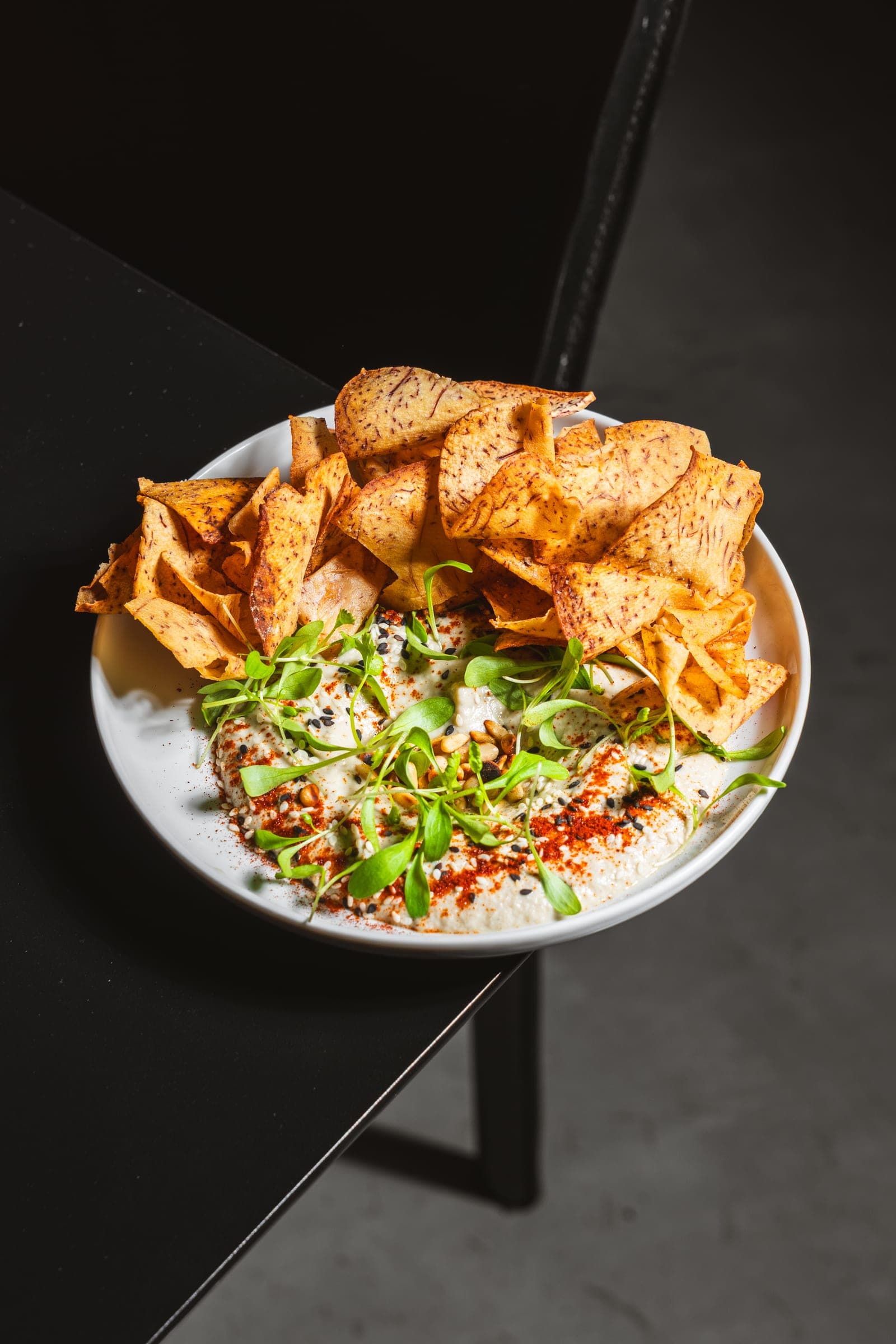 Golden fried wontons ready for sharing